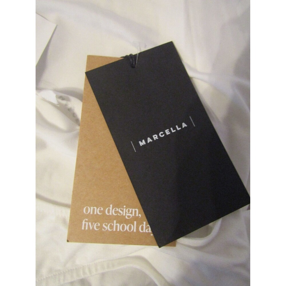Marcella Tee NWT Top Off White Bowen Cutout Retail $102 Womens Size S - Picture 9 of 12